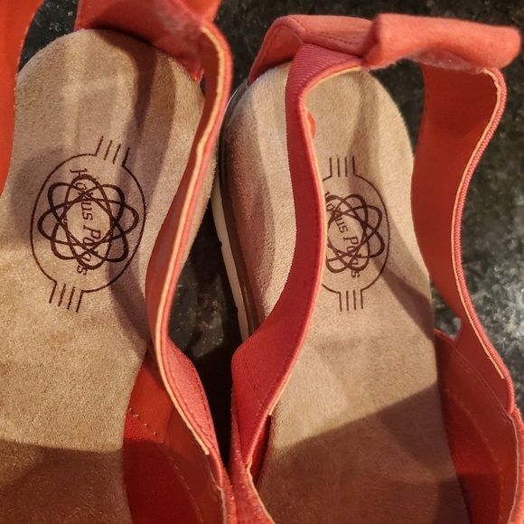 Hokus Pokus Kacie coral sandals - Picture 9 of 10